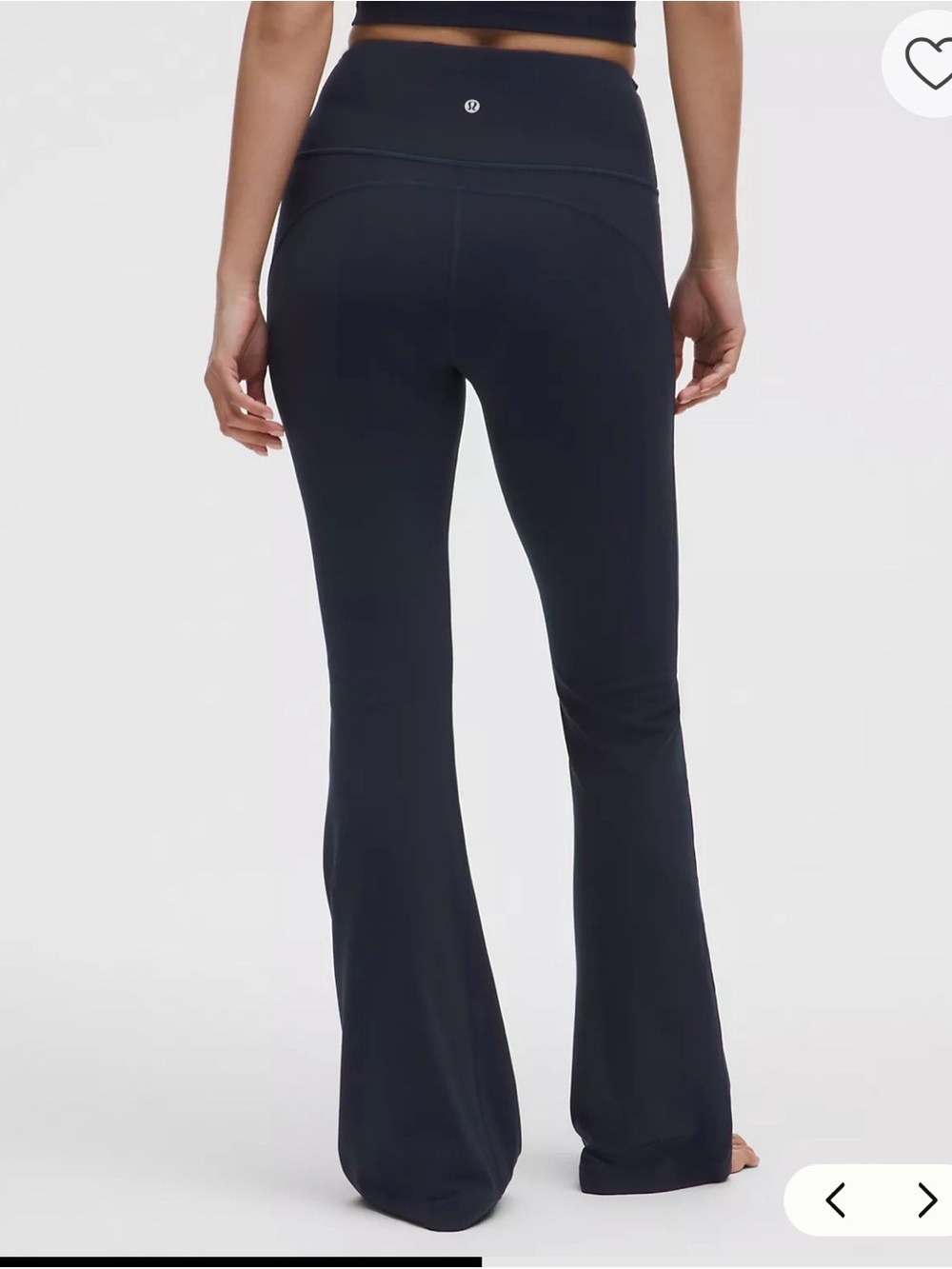 lululemon athletica Black High-Rise Flare Yoga Pants